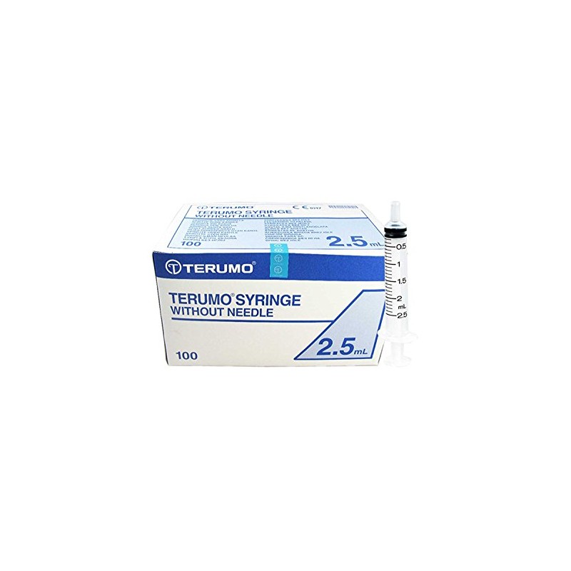 Terumo 3ml Syringe (Luer Slip) - 100pcs