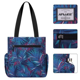 HAWEE Women Tote Bag with Zip Lightweight Ladies Shoulder Bag Large Capacity Casual Shopping Bag Waterproof Top Handle Handbag for Girls for Travel Work School Daily Life Gym Camping Beach