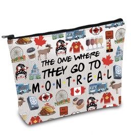 Montreal Trip Makeup Bag Canada Montreal Travel Gift Montreal Souvenir Gift Montreal Travel Bag Housewarming Gift (Montreal ca)