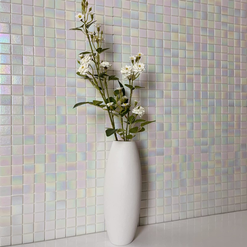 DICOFUN 40-Sheet Rainbow Peel and Stick Backsplash for Kitchen and