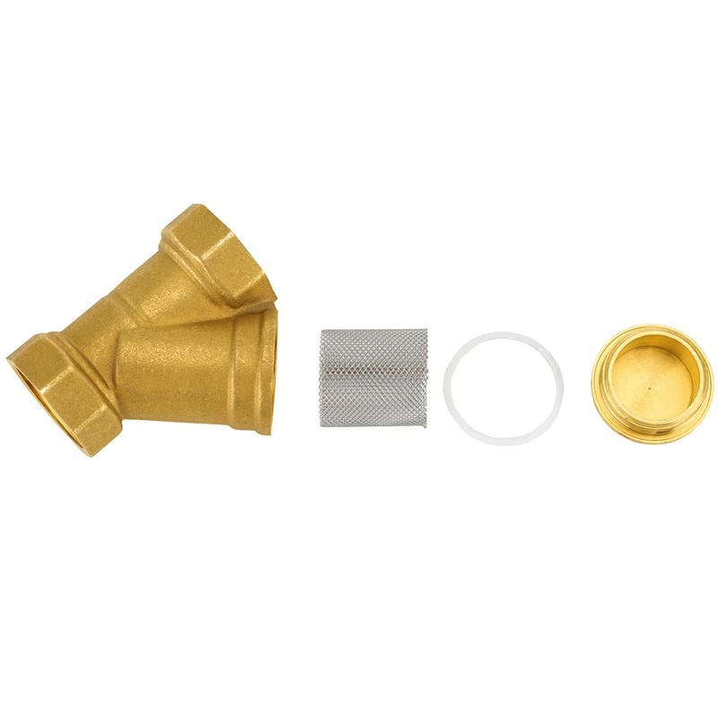 Y Strainer 3/4 Brass Sediment Filter Attachment Water Filter with
