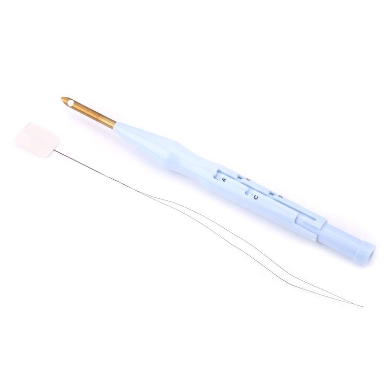 Embroidery Needle, Punch Adjustable Needle Pen Kit Tool, for Sewing