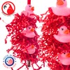 Bonka Bird Toys 2957 Triple Pink Ducks Bird Toy with