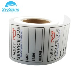 east-marine 220 Oil Change Service Reminder Stickers Next Service Due