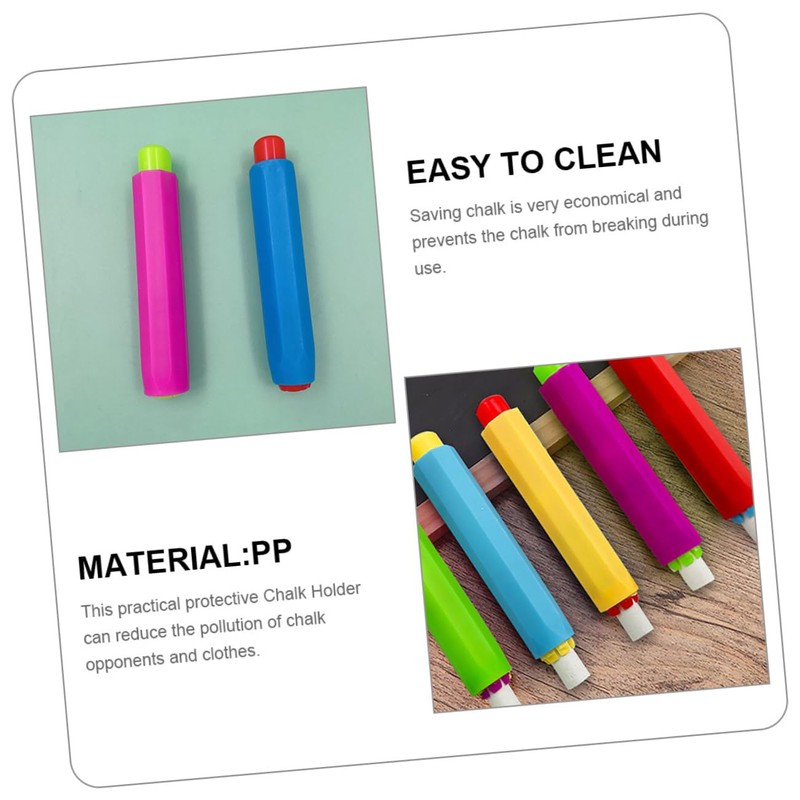 SHINEOFI 10Pcs Adjustable Lightweight Chalk Holders Water Soluble Graffiti Pen