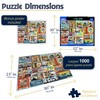 White Mountain Puzzles Lake Time 1000 Piece Jigsaw Fun Collage