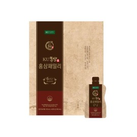 건국 KU 홍삼 진(眞) 홍삼패밀리 50ml 42포 (1박스) Geonguk KU Red Ginseng True (Jin) Red Ginseng Family 50ml 42 Pouches (1 Box)