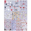 Halloween Ghost Embossed Nail Sticker 10PCS 3/5D Self Adhesive Nail