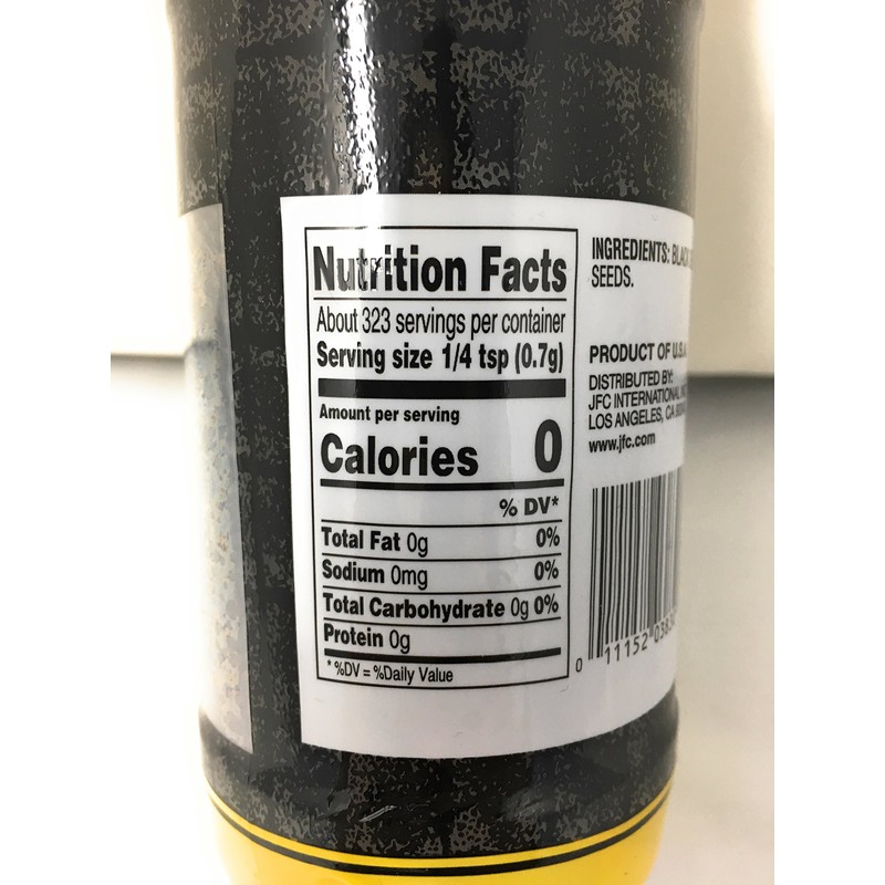 JFC Roasted Black Sesame Seeds Iri Goma, 8 oz