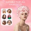 XdealCozyxc 2 Pcs Silk Bonnet for Sleeping, Satin Bonnet, Adjustable