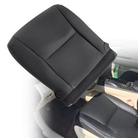 Priprilod Leather Black Driver Bottom Seat Cover Compatible with Lexus RX350 2010 2011 2012 2013 2014 2015