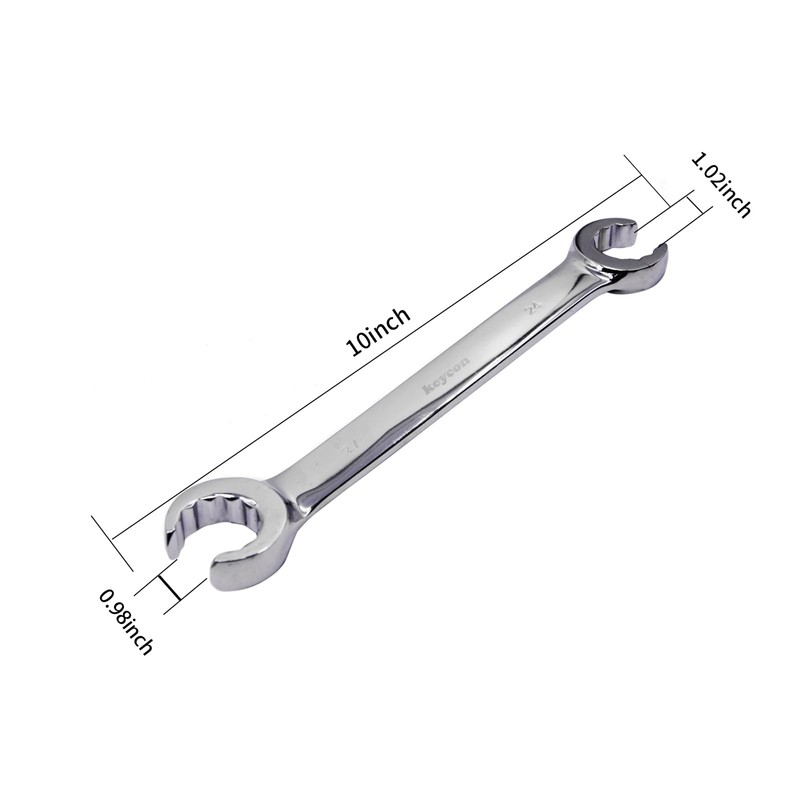 YXQ Flare Nut Wrench 24mm x 27mm Metric Double Open