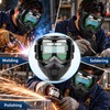 Auto-Darkening Welding Face Shield for Welding & Polishing – Removable