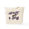 CafePress Adopt A Dog Tote Bag Reusable Natural Beige Canvas