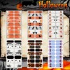 winthrop 6 láminas de pegatinas completas para uñas de Halloween,