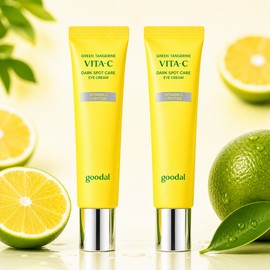 Goodal Green Tangerine Vita C Dark Circle Eye Cream, 30ml, 2 pieces / 구달 청귤 비타C 다크서클 아이크림, 30ml, 2개