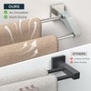 FORIOUS Double Towel Bar, 24 Inch Dual Towel Racks for