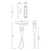 Carlisle Brass - Victorian Spoon End Window Casement Fastener Handle