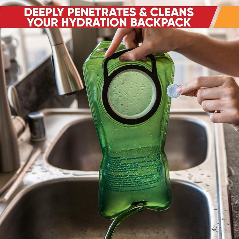 CleanHike Hydration Backpack Cleaning Tablets - Great for Reservoir Pack