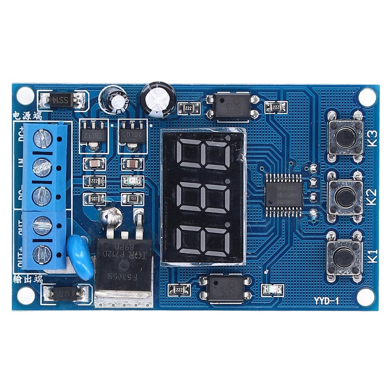 MOS Tube Control Board Adjustable Trigger Cycle Delay Switch Module