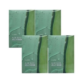 Kim Jeong-moon Aloe Cure Aloe Slice Jelly Mask Jeju Edition 30ml 40 Sheets Ss / 김정문알로에 큐어 알로에 슬라이스 젤리 마스크 제주 에디션 30ml 40매 Ss