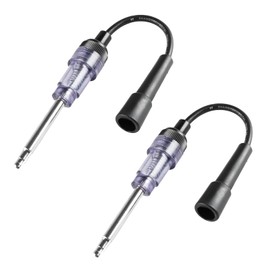 Pack of 2 Ignition Spark Tester, Adjustable Ignition Coil Tester, Multi-Purpose Engine Ignition Coil Tester, Ignition Tester, Spark Plug Tester, for All Car Combustion Engines, Lawn Mower, Internal