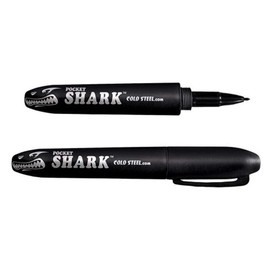 Cold Steel Pocket Shark Felt Tip Pen, Black, Grivory