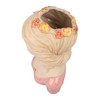 Modern Ceramic Face Vases Decorative Modern Style Shy Girl Flower