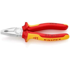 KNIPEX Combination Pliers-1000V Insulated, 7.25