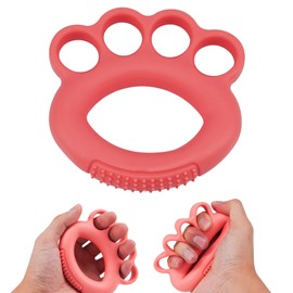 YeulYuuri Finger Exerciser, Hand Grip Strengthener,Grip Strength Trainer，(Red-30 LB)