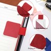 Yiranok Pen Holder for Notebook 12 Pack Self-Adhesive Leather Pencil