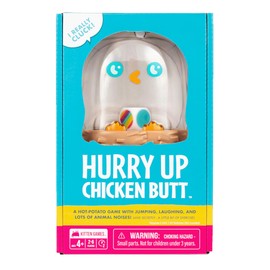 Exploding Kittens Hurry Up Chicken Butt A Hot-Potato game with jumping, laughing, and lots of animal noises! (And secretly...a little bit of exercise)