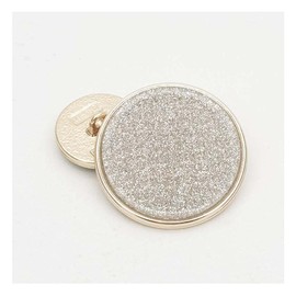 5 botones redondos de metal de varios tamaños, botones brillantes especiales para ropa, bolsas, decoración, costura, manualidades, 30 mm