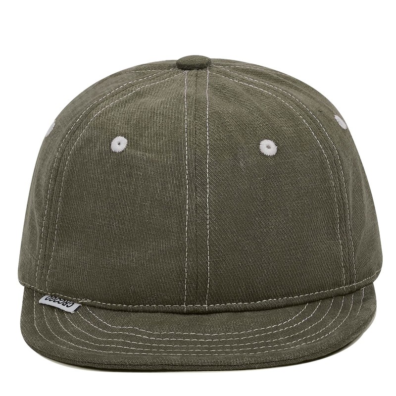 Croogo G-ASB03 Men's Cap, Short Brim, Soft, Breathable, Plain, Simple,