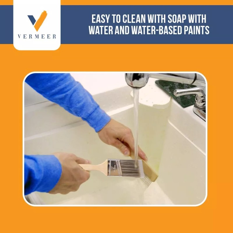 Vermeer 5 Pack Angle Brushes in Assorted Sizes for All