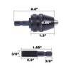 AUTOTOOLHOME 1/4-inch Hex Shank Keyless Drill Chuck for impact driver