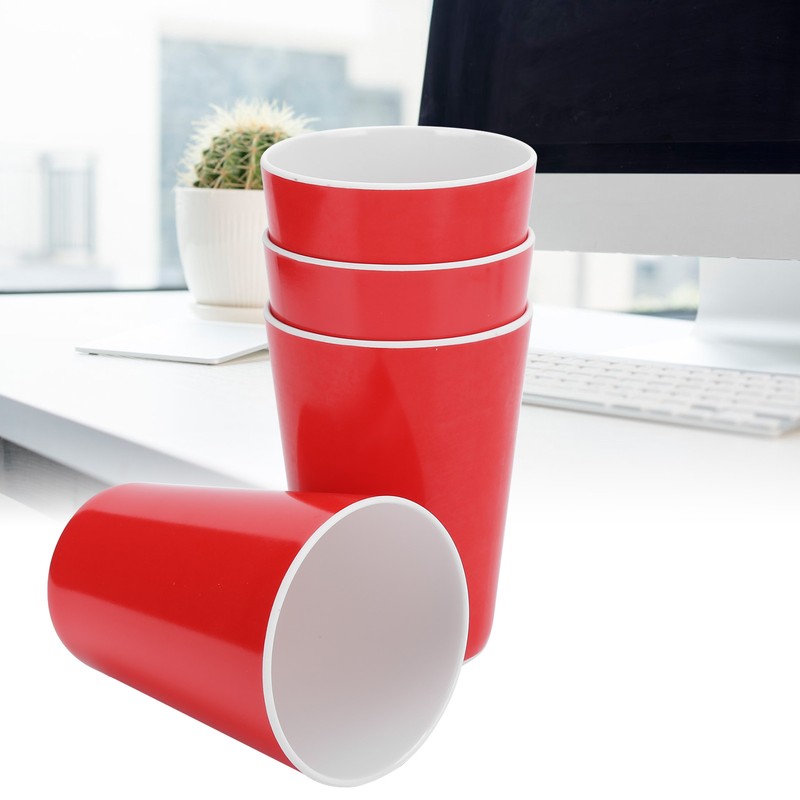 4PCS Imitation Ceramic Water Cup Drinking Mug for Office Home