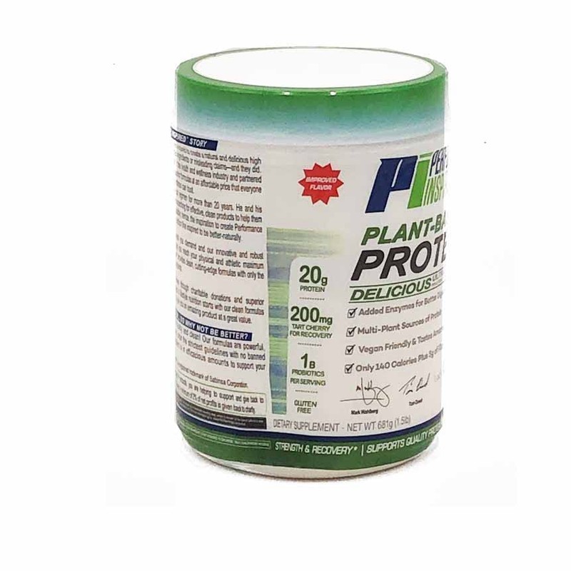 Performance Inspired Nutrition Plant-Based Protein Powder – All Natural –