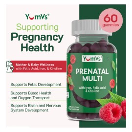 Yumvs Gomitas Prenatales Con Ácido Fólico Hierro Colina 60 U