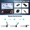 [2+64G] Android 13 Single Din Car Stereo with Wireless Carplay&Android