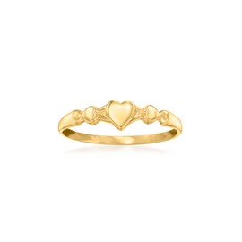 Ross-Simons Baby's 14kt Yellow Gold Heart Ring. Size 1