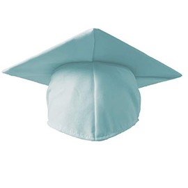 Grads4Good Matte Adult Graduation Cap for Christian Middle or High Schoolers Jeremiah 29:11 (Sky Blue)