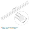 sourcing map Round Solid Aluminum Rod 16mm Diameter 200mm Length