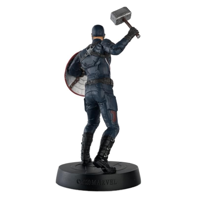 EAGLEMOSS COLLECTIONS Captain America Statue with Hammer 14 cm