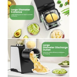 Cheese Grater - Slicer Shredder Salad Maker