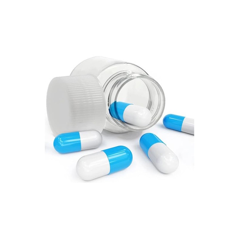 Pastillero 100 Frascos 20ml Para Pastillas Rellenables