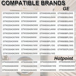 WH01X27954 Washer Lid Lock Switch for GE and Hotpiont Top Load Washing Machine Door Lock Assembly Replacement Replaces WH01X26114 WH01X24114 AP6331854 290D1580P001 290D1580P004 eg-380843