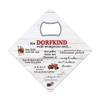 KM013 Cult Magnet Opener Bottle Opener Coaster Coaster Village Child