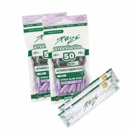 PURIZE Xtra Slim Size 6 mm Activated Carbon Filter 2 PURIZE Papers Lilac Pack of 100