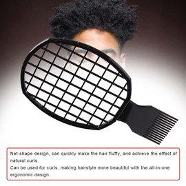 Men Afro Curly H Comb Dreadlocks Tin Foil Hot Perm Comb H Styling Tool Afro Sponge Comb Sponge B 2 in Design The Net Like Afro Hair Large Sponge Tennis Racket Afro Hair Sponge